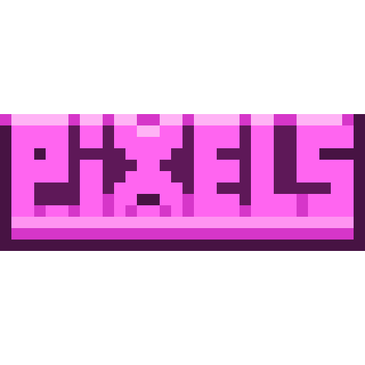 Pink Pixels Sign | Pixels Market
