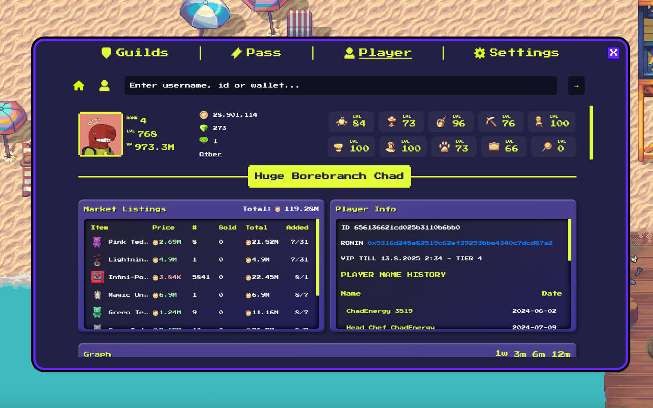 V5 Player Page